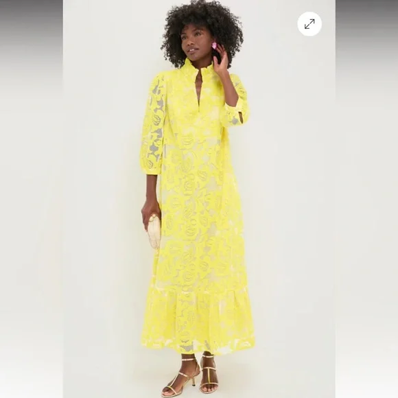 Tuckernuck | Dresses | Tuckernuck Yellow Lace Palmerston Maxi Dress Nwt |  Poshmark